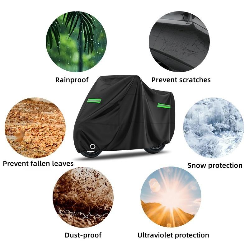 Universal protective cover for bicycles and motorcycles -water and sun resistant, durable. Can be used both indoors and outdoors