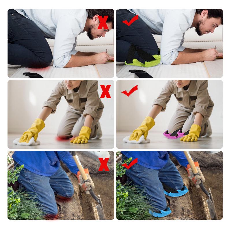 EVA Knee Pads for Outdoor Sports, Construction & Gardening