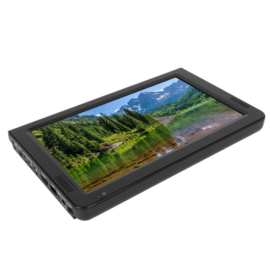 10 Inch Portable TV 16:9 TFT LED 1080P Rechargeable HD Multimedia Interface Video Player for Home Car