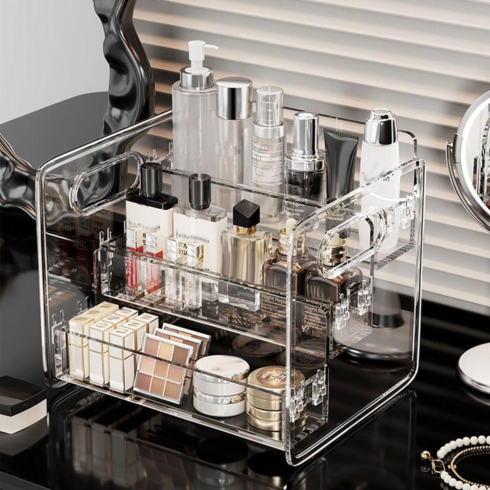 Multi-layer Desktop Cosmetic Organizer Multifunctional Cosmetic Storage Box
