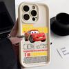 Чехол для телефона Дисней Молния Маккуин и Салли для iPhone 17E 11 12 13 14 15 16 17 Pro Max Fundas 17 Air Plus 16e 13 Mini Задняя крышка