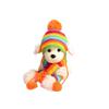 6Pcs/Set Fashion Dressing Up Stripe Knitted Puppy Costume Dog Socks Cat Clothes Pet Warm Hat Scarf