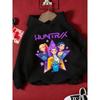 KPop Demon Hunter Rumi Derpy Cartoon Girls Boy Hooded Sweatshirt Warm Children's Wave Fashion Casual Tops Casual Girls Clothing