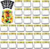 Small Mason Jars with Lids Glass Canning Jars for Jelly Jam Honey, 30 Pack 8oz