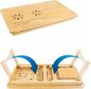 Bamboo Folding Breakfast Table for Laptop