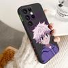 Анимация Hunter×Hunter для Samsung S24 S23 S22 S21 S20 Fe S10 Note 20 10 Ultra Lite Plus Liquid Left Rope Phone Case