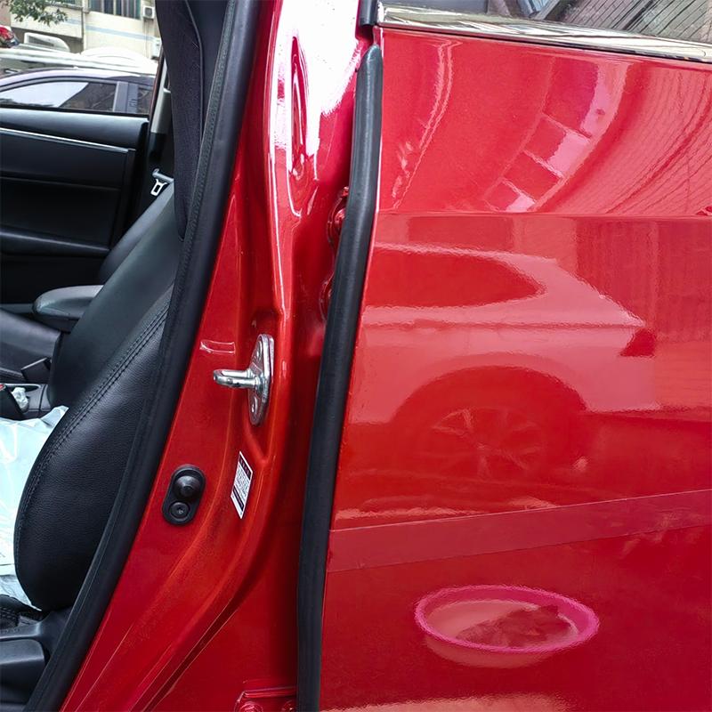 Уплотнитель края двери автомобиля, резиновое уплотнение, шумоизоляция стойки B, ветрозащитная защита, передний автогерметик, аксессуары, украшение