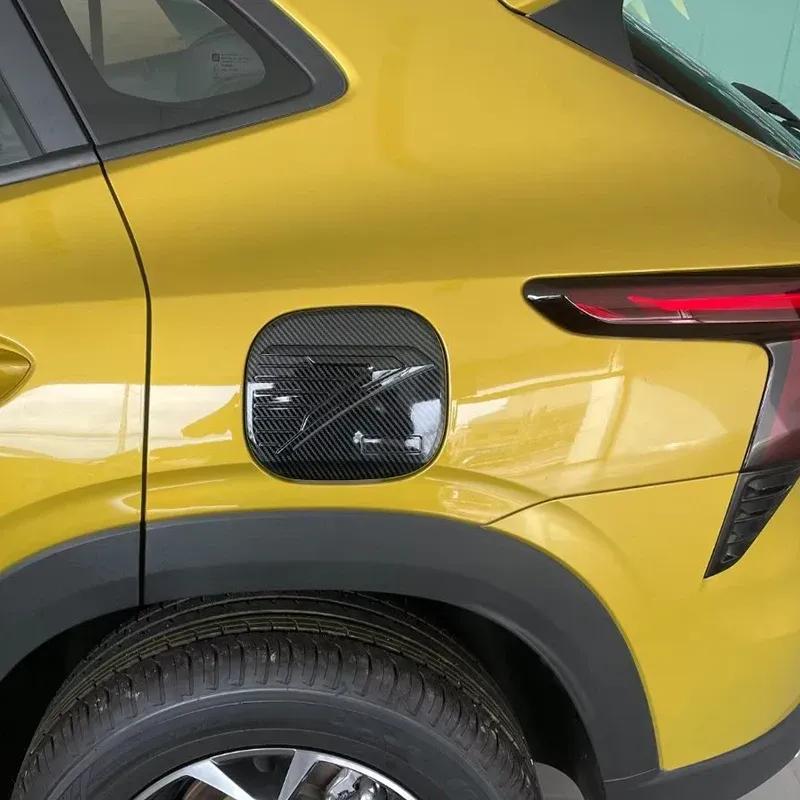 For Chevrolet Trax 2024 Exterior Accessories ABS Carbon fiber Car Fuel Oil Tank Gas Cap Cover Trim Sticker Car Styling