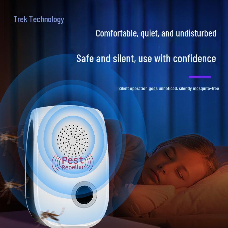Ultrasonic Dual Speaker Mosquito & Mouse Repeller - High-Power Insect Repellent Device
