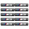 10pcs 3D Epoxy Car Interior Exterior Decoration Stickers for BMW 50th Motorsport M Performance M3 M4 M5 Power Alpina Badge LOGO LK5