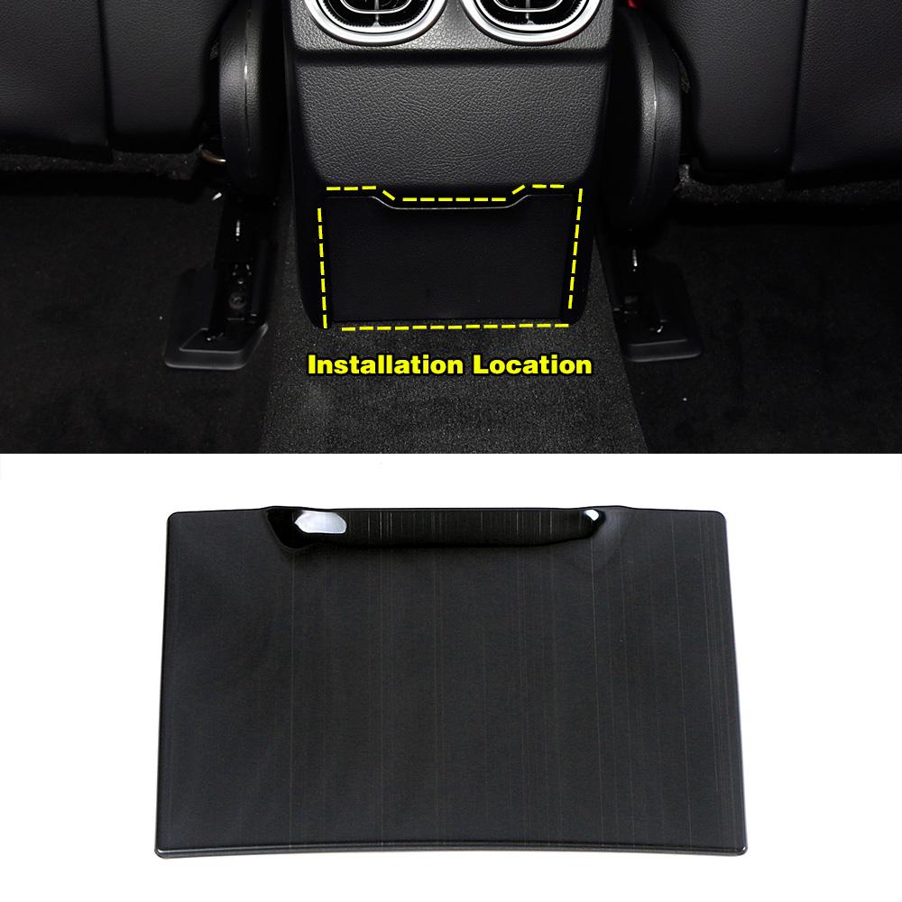 Для Mercedes Benz C Class W206 2022 2023 автомобильный подлокотник центральной консоли сзади AC воздуховыпускное отверстие вентиляционная панель ящик для хранения крышка накладка