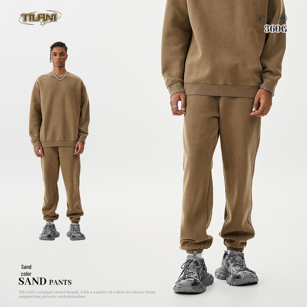 TILANI мужские американские ретро-леггинсы с батиковым принтом и бархатом — повседневные спортивные штаны для мужчин и пар