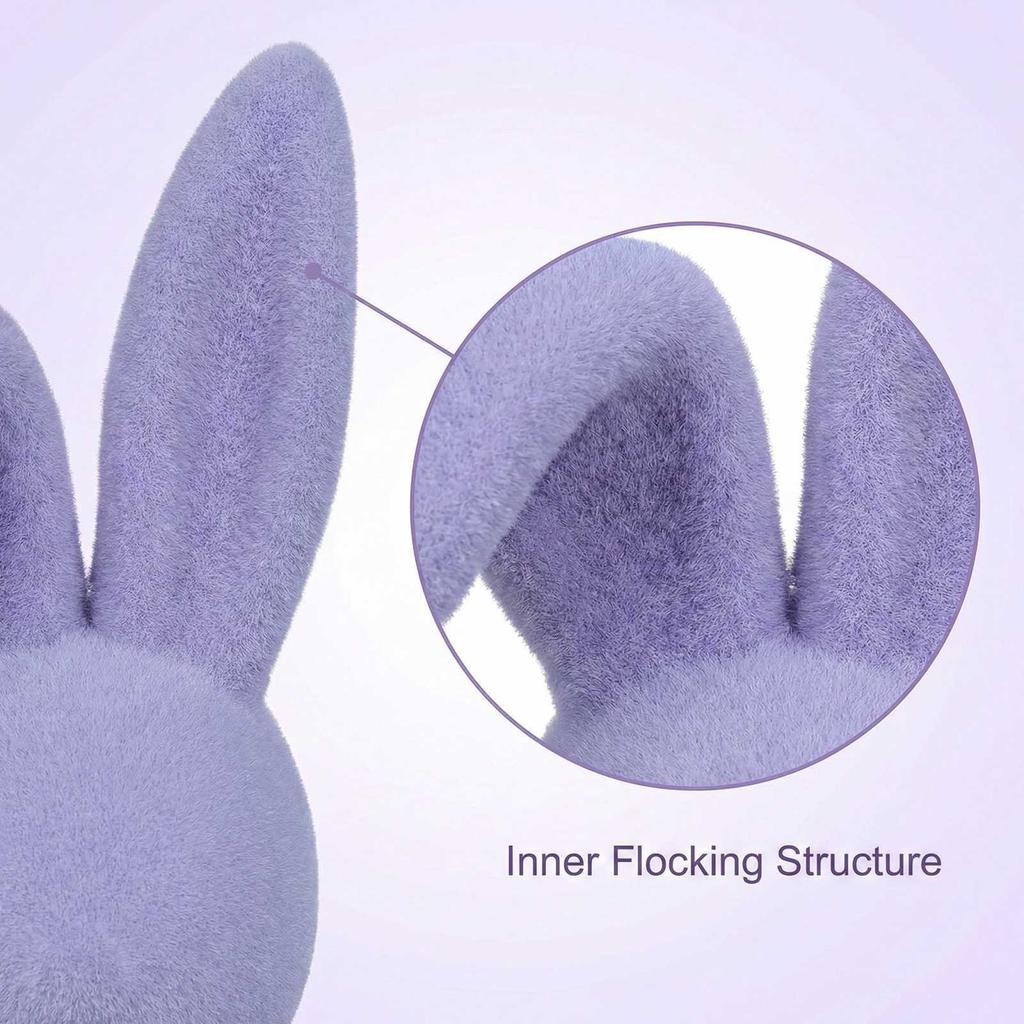 Пасхальные стаи украшений плюшевый кролик весеннее украшение сцена композиция подарок