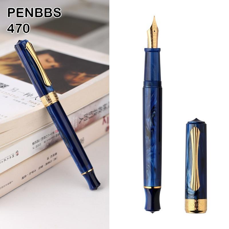 Вакуумная перьевая ручка PENBBS 470, большой объем, прозрачный акрил, ручка PK MAJOHN HONGDIAN JINHAO, канцелярские товары, школьные принадлежности