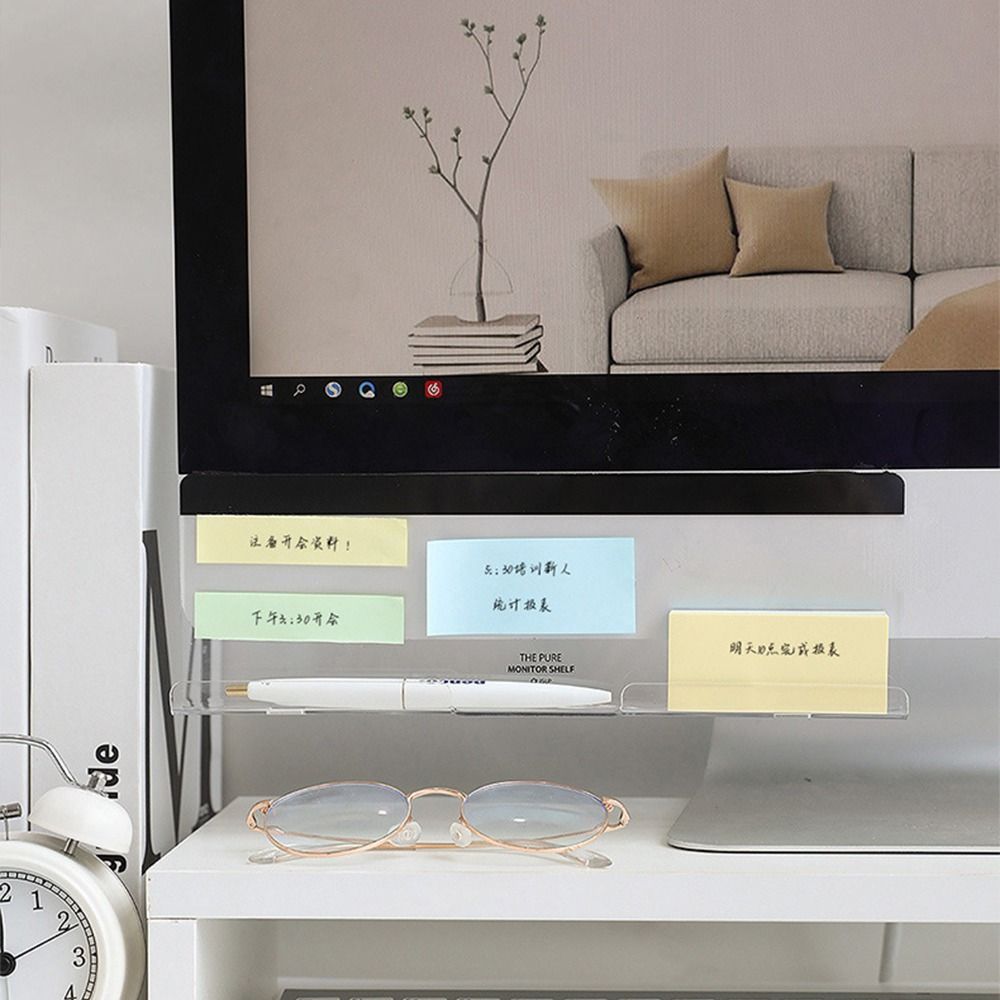 Multifunctional Desk Side Storage Rack Desktop Storage Message Board  Sticky Note Display