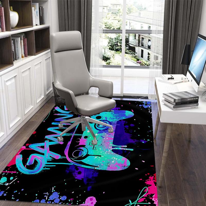 GameController Printed Carpet, for Office Chair Living Room Bedroom Kitchen Room Decor Gifts.