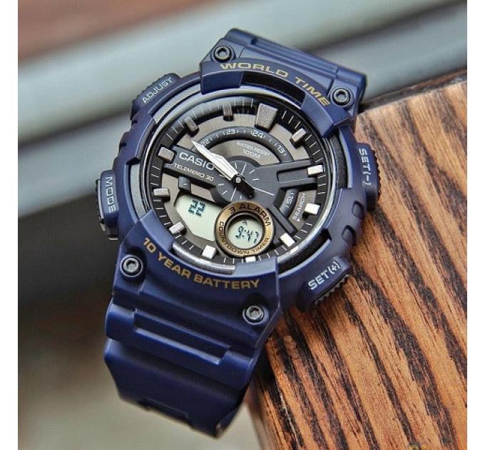 Zegarek Casio Sport Aeq-110W-2Avef + Box