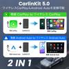 Беспроводной адаптер CarlinKit 5.0 CarPlayAndroid Auto, Более быстрая работа, Онлайн-обновления, Bluetooth, Музыка и многоязычная поддержка, Совместим с