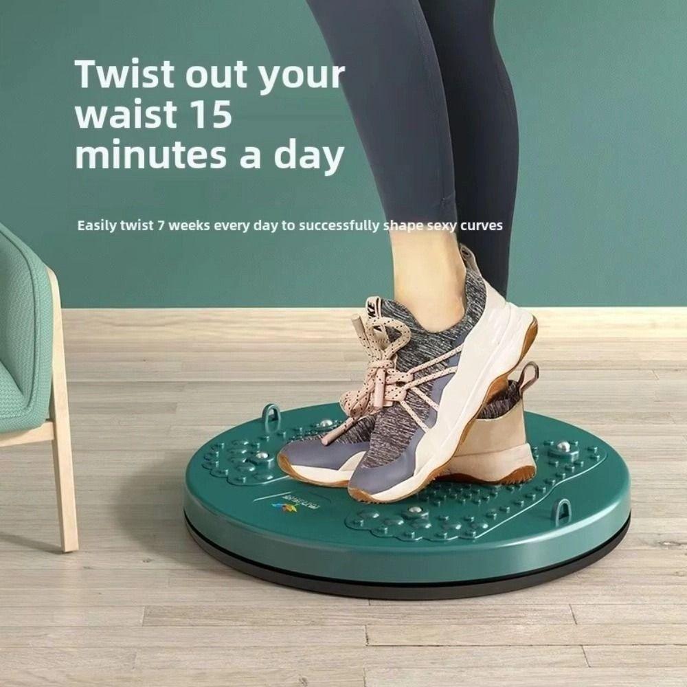 Magnetic Tension Foot Massage Torsion Disc with Rope Body Shaping Boards Hip Trainer