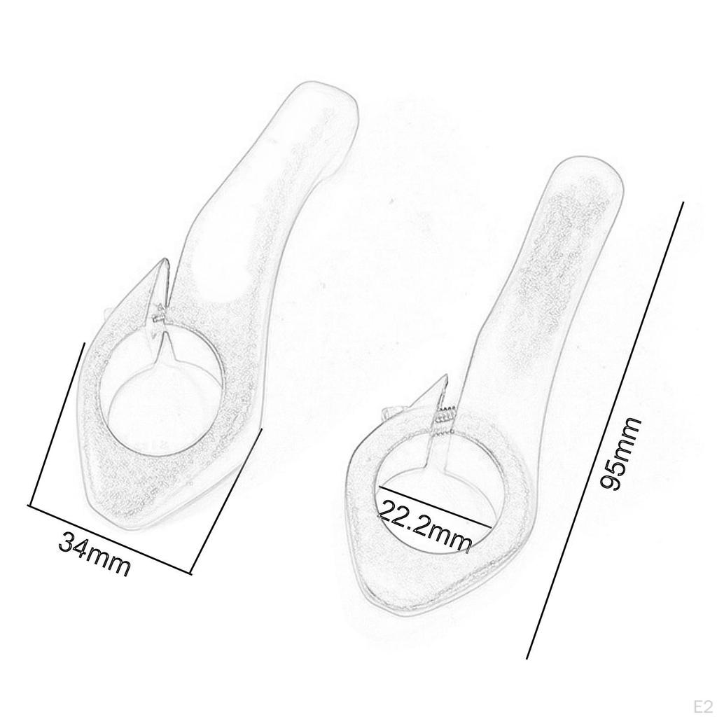 2Pcs Bike Handlebar Ends Bicycle Bar Handle Grips for Road