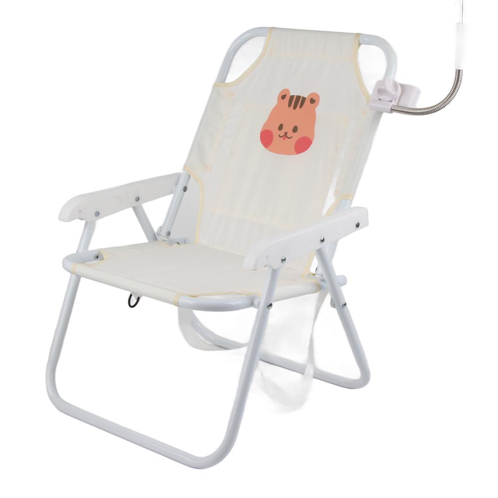 Детские стулья для кемпинга с изображением животных из мультфильмов, милый стиль, металлическая опора, прочный полипропилен, складной, портативный, пляжный