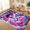 Christmas Theme Soft Crystal Velvet Rug Custom Name & Text Print Non Slip Floor Rug for Bedroom Living Room