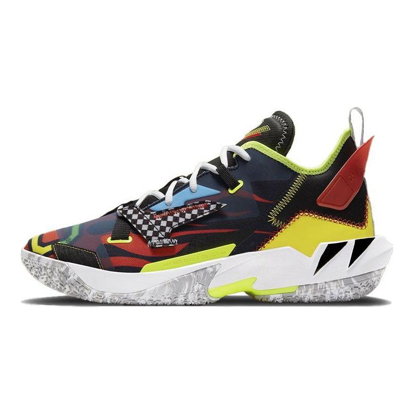 Кроссовки унисекс Air Jordan Why Not Zer0.4 PF Marathon Черный Вольт Опти-желтый DD4888-006