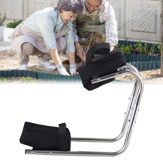 Сиденье из нержавеющей стали для коленей, уменьшающее онемение ног, защита коленей, эргономичное сиденье для садоводства и фермерских работ