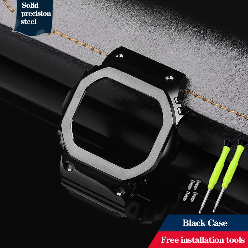 Высококачественный модифицированный корпус из нержавеющей стали с ремешком для Casio DW-5600 DW5600/5610 GW-B5600 GWM5610 Комплект Металлический браслет Безель Инструменты