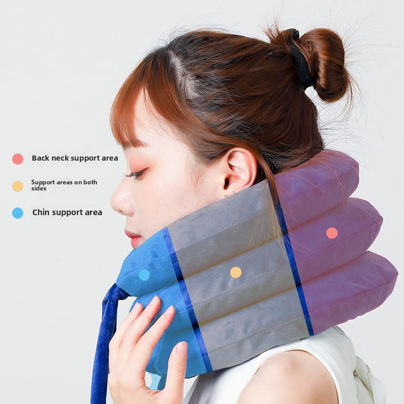 Cervical Spine Protector Inflatable Cervical Spine Stretcher Three-layer Full Velvet Thickened Liner Can Be Used In Layers Alone