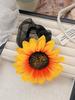 1 Pcs Big Sunflower Hair Band Hair Scrunchy for Women Girls,Summer Beach Hair Tie Ponytail Holder for Formal Parties Weddings