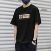 Simple T-shirt Men's Print Summer Trendy Printed Cotton Short Sleeved Loose Trendy Breathable T-shirts