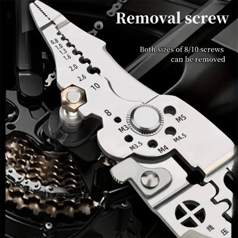 Многофункциональные плоскогубцы для зачистки проводов Tuosen — промышленный инструмент электрика