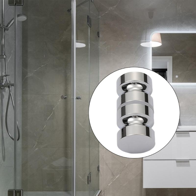 Aluminium Knob  with Ergonomic Grip & Easy Installation Contemporary Door Knob Upgrades for Glass Shower Enclosures
