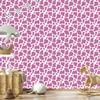 Cow Patches Wallpaper, Purple and White, Purple Background, 50x1000