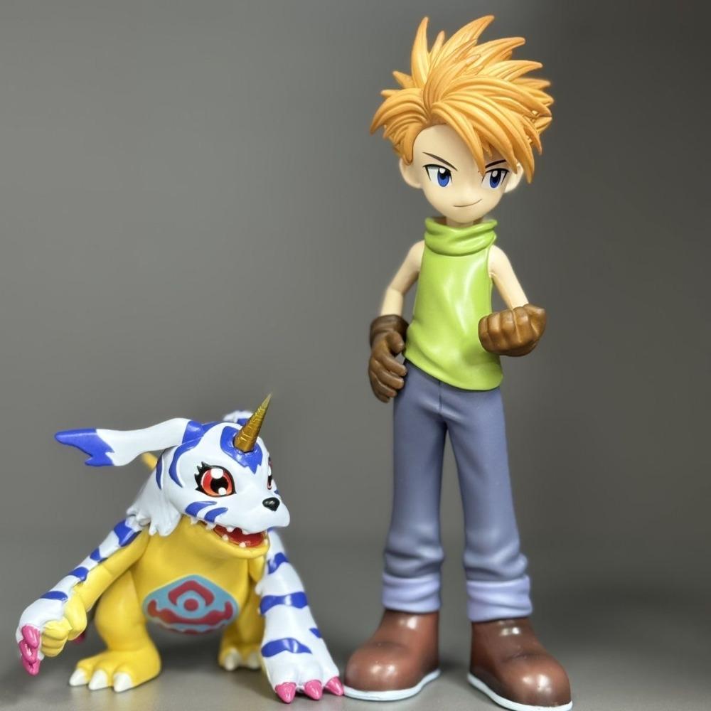 Anime Digimon Adventure Ishida Yamato Figure Gabumon Action Figures Pvc Statue Collection Model Toys Gifts