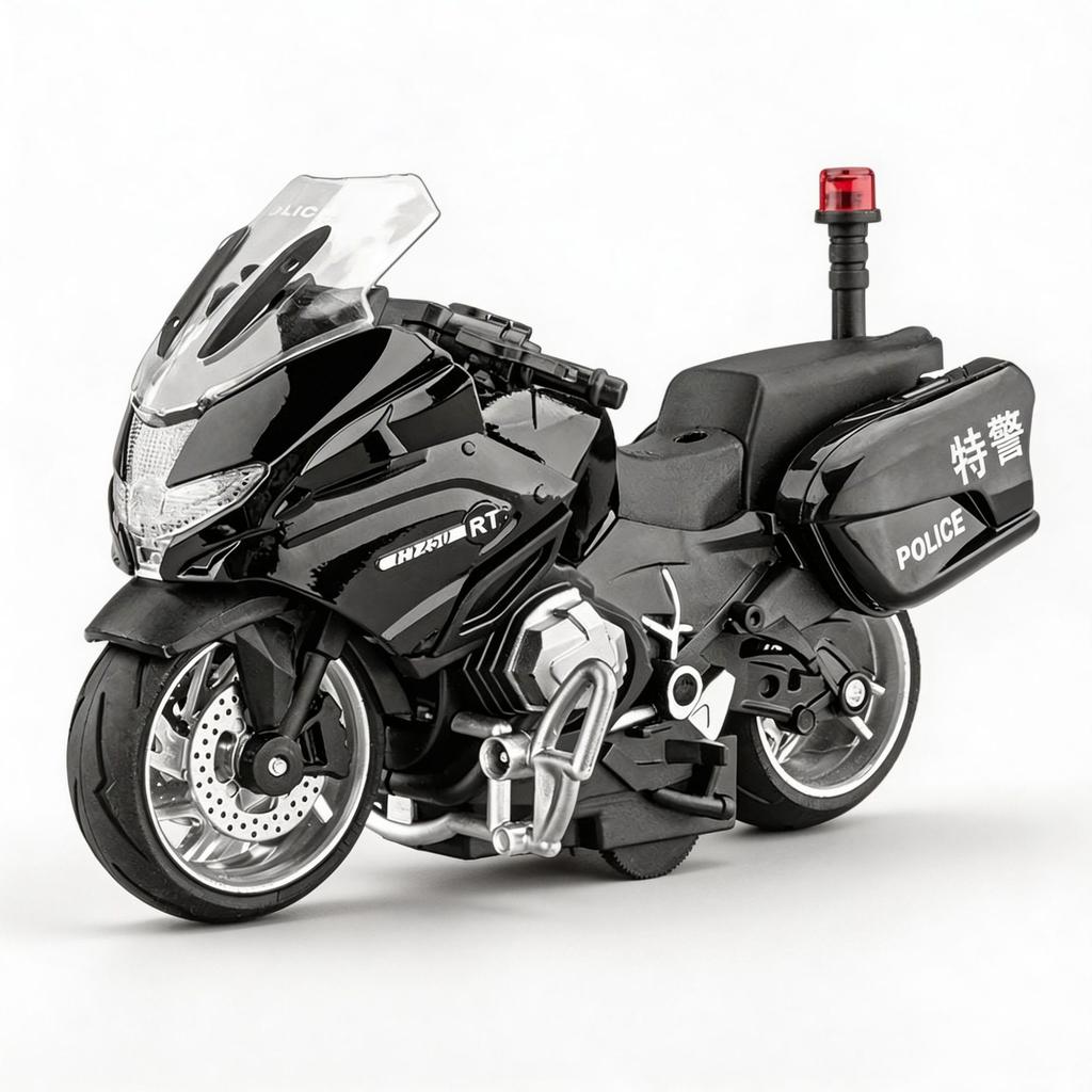 1:14 R1250Rt-P Полицейский Мотоцикл Модель Игрушка Сплав Литье под Давлением Амортизация Миниатюрные Модели Гоночных Мотоциклов Для Детей Подарок