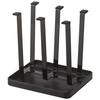 Glass Stand Tower Slim Black 2848