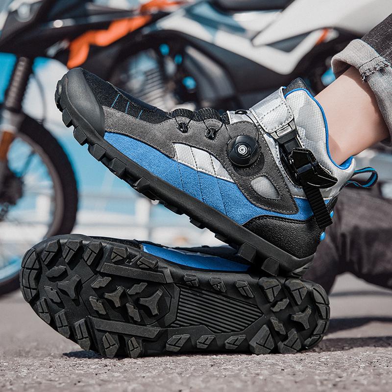 Мотоциклетные ботинки оригинального дизайна Botas Moto из микрофибры, кожаные мотокроссовые ботинки для гонок по бездорожью, мужская обувь для езды на мотоцикле