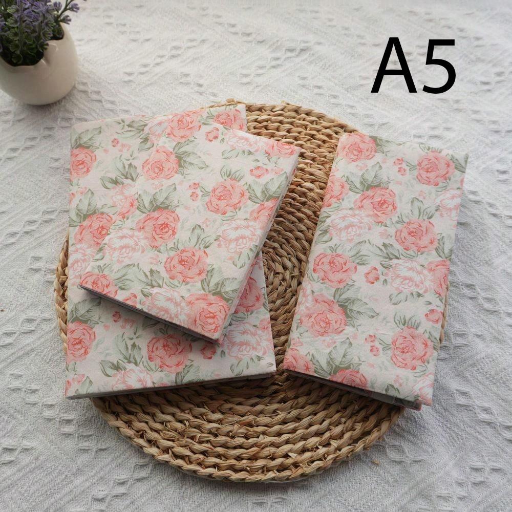 Fromthenon 1PC A5 A6 Weeks Великолепная ретро-розовая тканевая обложка для книги, чехол для планировщика, чехол для журнала в виде ракушки, канцелярские принадлежности для офиса