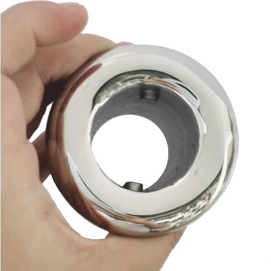 keehui 316 Stainless Steel Durable Combo Stainless Steel Thru-Hull Fitting w/Nut with Custom Gasket Boat Plumbing Fittings for Boats, Yachts, Marine