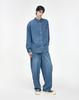 Jijelosongjio G-Zero Panther Fluid Denim Shirt Blue Si2Sh826Bl