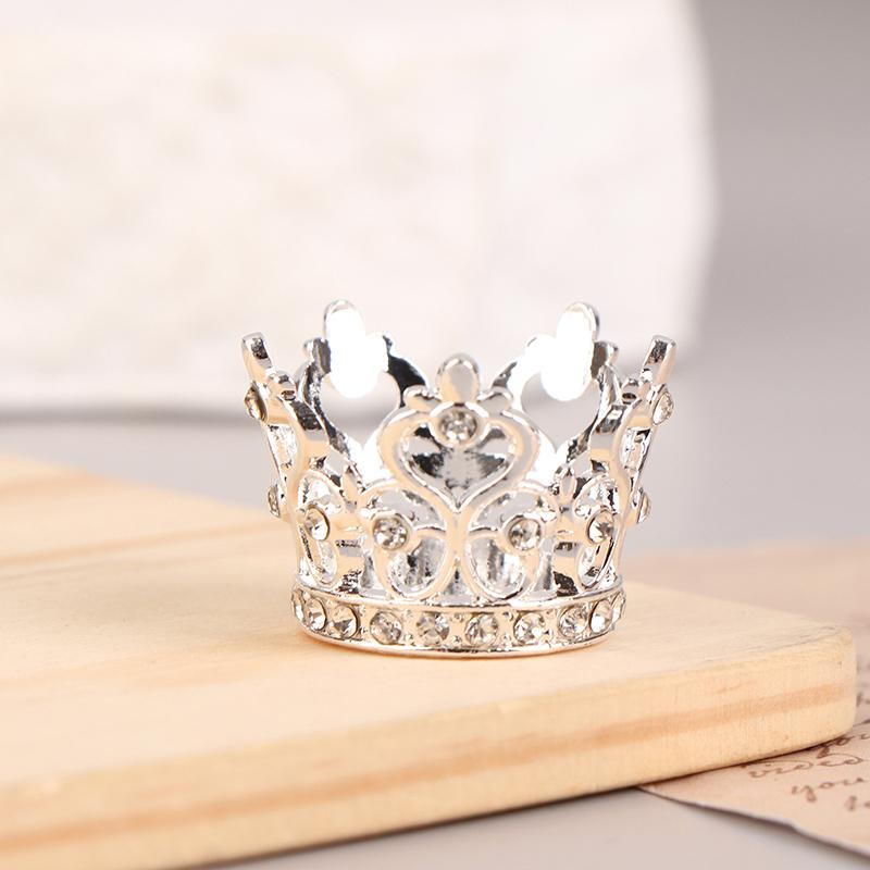 1/12 кукольный домик Мини принцесса Корона кукольный домик Моделирование Стразы Короны Маленькая тиара Кукольный дом Украшения Аксессуары