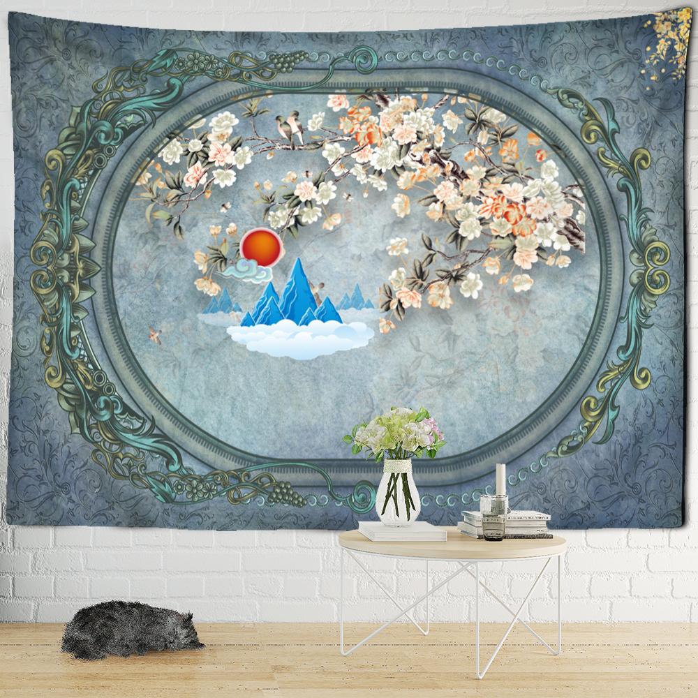 Половина мандалы простой настенный гобелен в стиле бохо эстетическая комната искусство психоделическое колдовство хиппи домашний декор