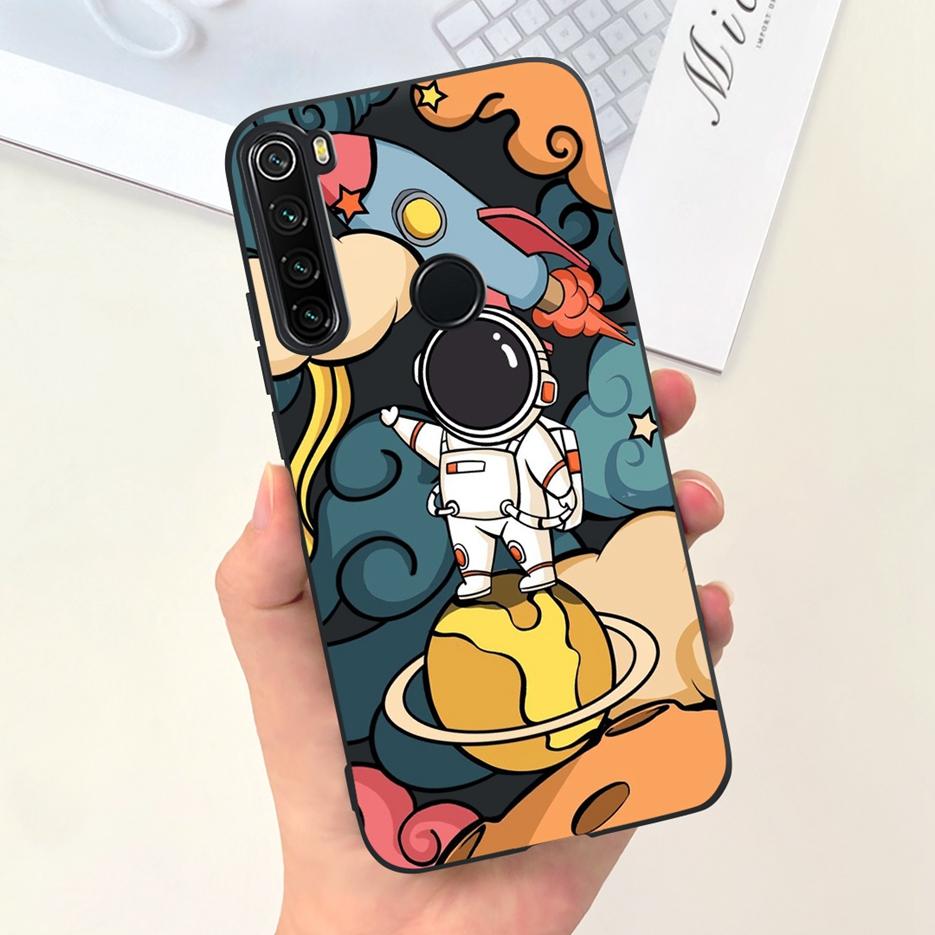 Чехол для Xiaomi Redmi Note 8 Redmi Note 8T Милые Астронавты Мультяшная Обложка Мягкий ТПУ Чехол для Телефона Для Redmi Note 8 Pro Note8 T Корпус