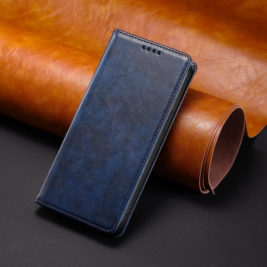 Кожаный чехол-книжка на магните для Samsung Galaxy A15 A25 A35 A55 A05S A14 A24 A34 A54 A13 A23 A33 A53 A73 A52 A12 A32