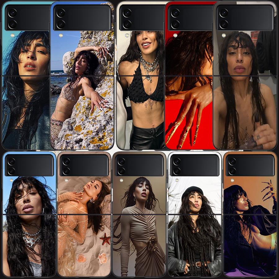 L-Loreen Is It Love Phone Case For Samsung Z Flip 7 6 5G Galaxy Z Flip 5 4 3 Black Hard Cell Cover Luxury PC Shell Coque