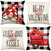 New Valentine's Day Printed Pillow Cover Polyester Nordic Home Living Room Sofa Cushion Cover Pillow