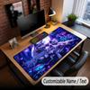 Wolf Theme Custom Mouse Pad Personalized With Name Text Customized Desk Mat For Office Home Decor