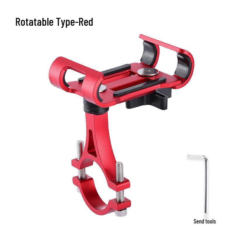 Aluminum Alloy Phone Holder for Bicycle, Motorcycle, and Electric Bike Navigation